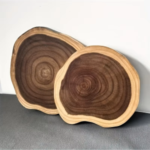 Planche à découper bois brut - style présentation